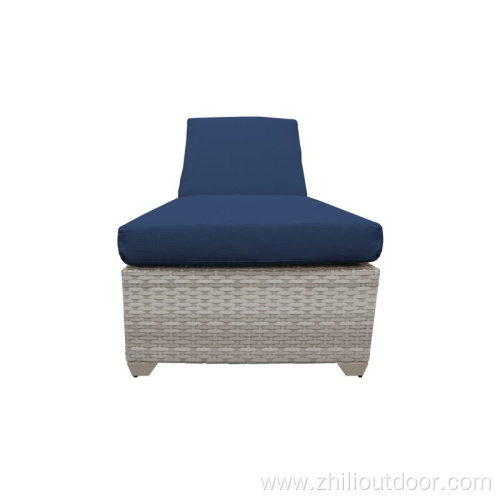 Rattan Furniture Garden Sun Lounger Modern Outdoor